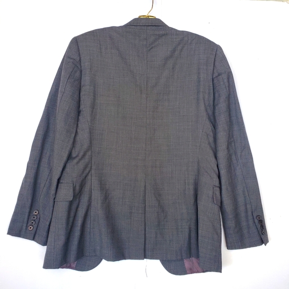 LRL Wool Sport Coat Blazer 40R Grey Single Breasted -UNISEX! - Picture 3 of 10